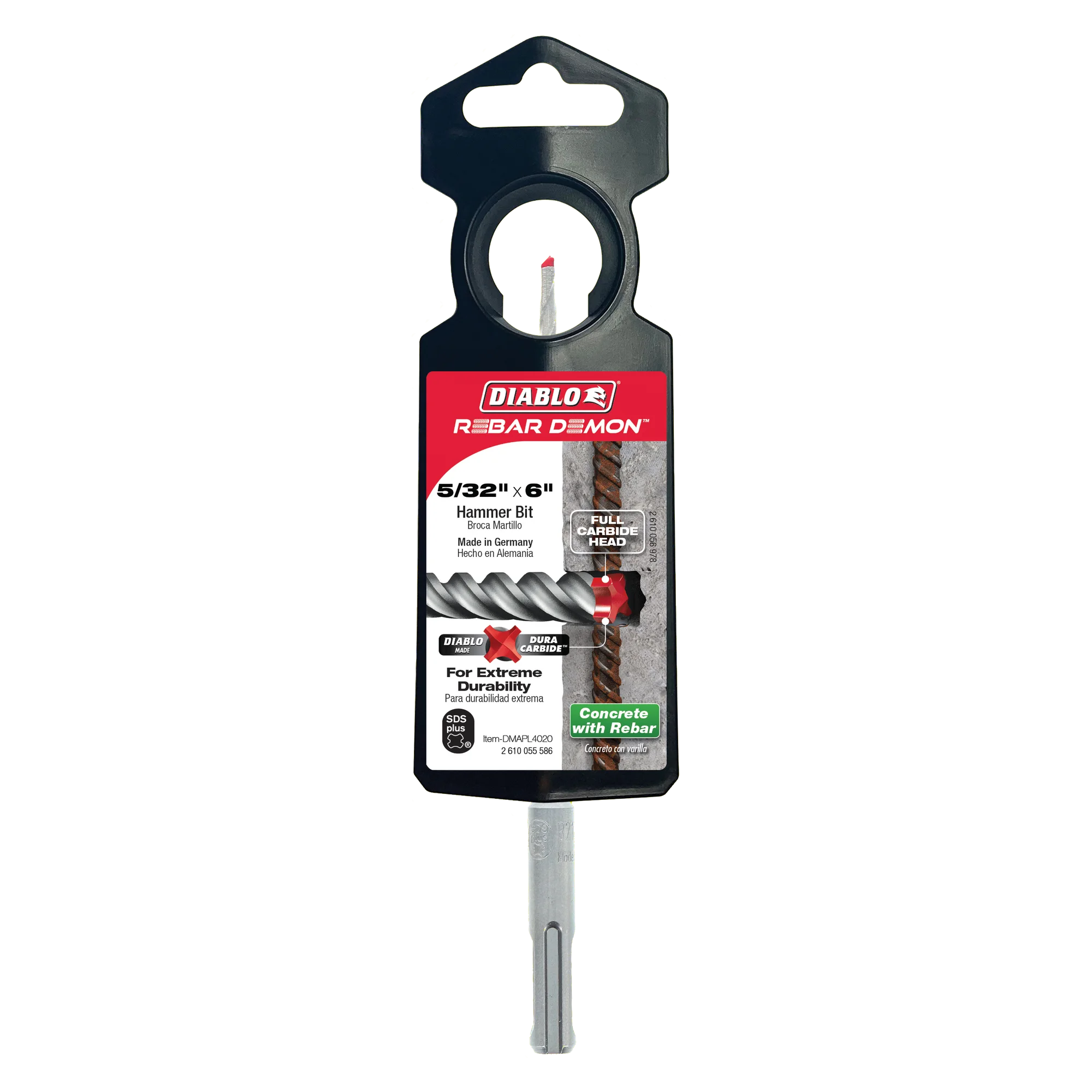 DIABLO DMAPL4020 5/32"X4"X6"SDS PLUS